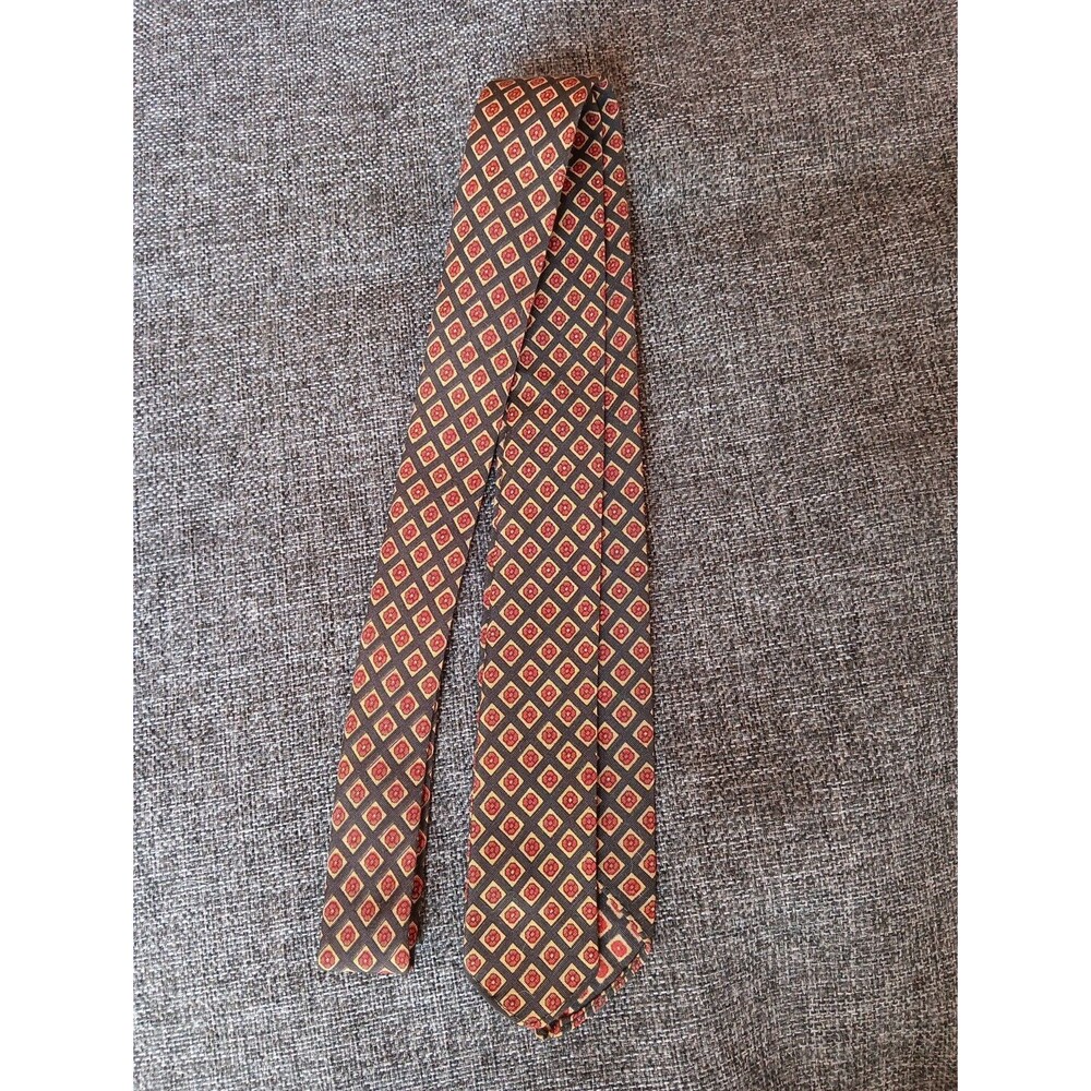 Superba Tie 70s 80s 90s Y2K Mens Youth Black Beige Red 2.75 Wide 55 Long